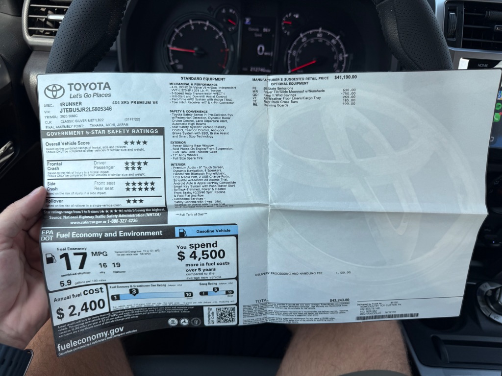 2020 Toyota 4Runner SR5 Premium - Photo 46